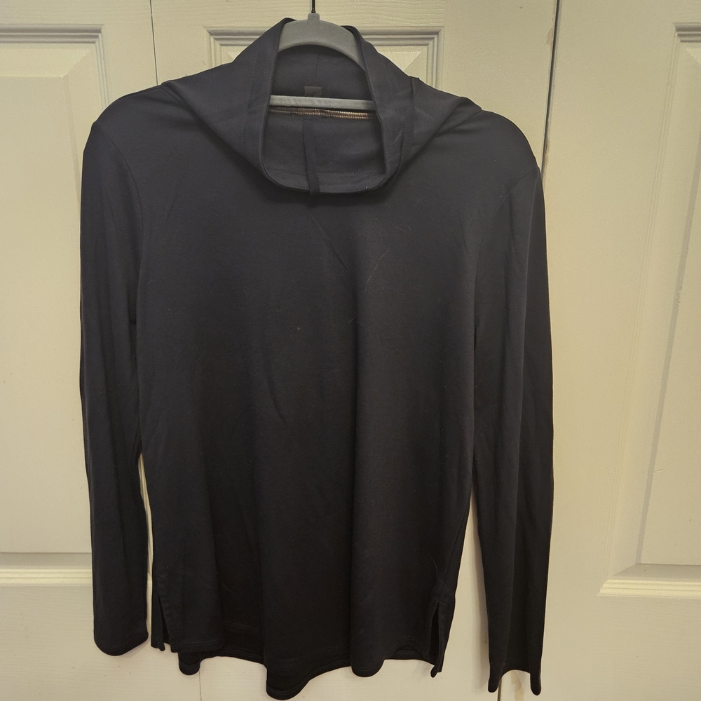 Ann Taylor Black Long Sleeve Blouse
